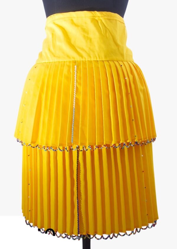 Beaded Yellow Skirt